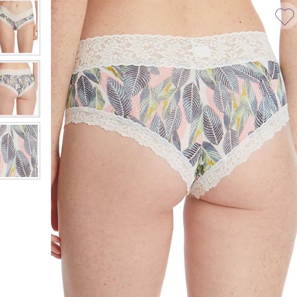Hanky Panky Tropical Palm Leaf Boyshort - Picture 2 of 3